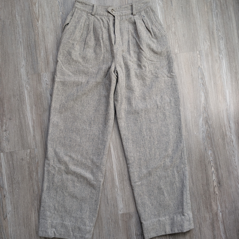 FALL FIND: Vintage - Liz CLAIBORNE Women's Wool Gray Trousers, SIZE 6